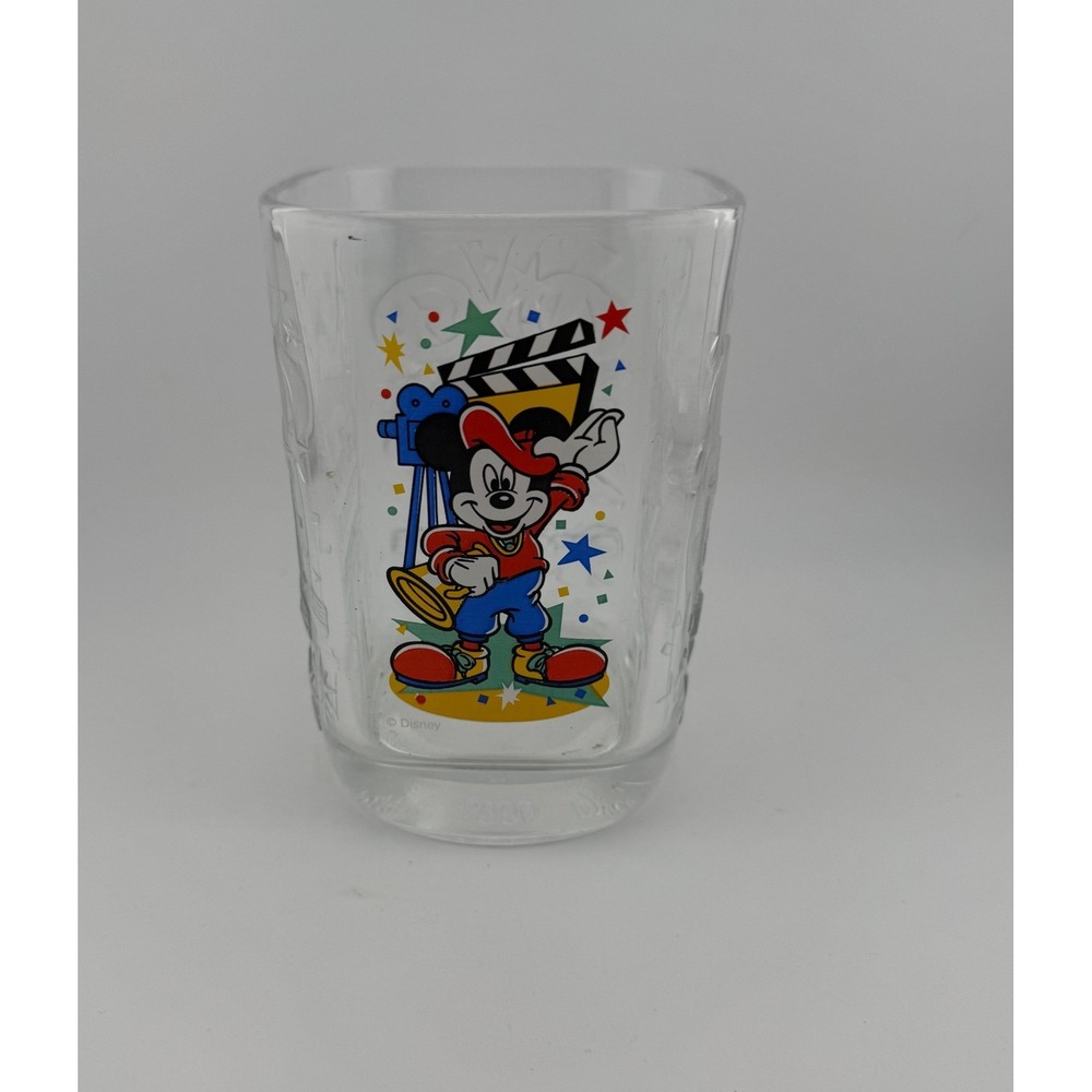 Disney 2000 Mickey‎ Mouse Hollywood Studios Collectible Glass Cup